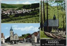 63599 W6465 Kassel , Kr Gelnhausen - Kapelle Kirche Panorama
