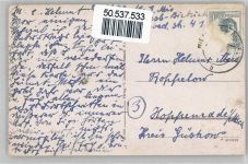 56370 W5429 Biebrich - Dampfer , Marke teilweise entfernt
