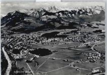 87527 W8972 Sonthofen , Oberallgäu - Berg Panorama Fliegeraufnahme