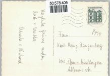 97318 W8710 Kitzingen - Hochhaus Schwimmbad Kirche