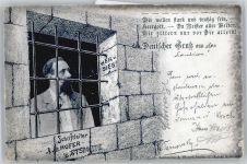 A.v. Hofer , Zetsowitz , im Gefängniss AKU2 Spruch