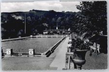 56170 W5413 Bendorf , Rhein - Strandbad, Fotokarte