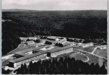 75328 W7542 Schömberg b Neuenbürg, Württ - Fliegeraufnahme, Schwarzwald-Sanatorium