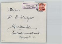 77855 W7590 Achern , Baden - Landpoststempel, Haslach