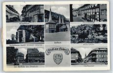 37574 W3352 Einbeck - Rathaus Marktstraße Brunnen