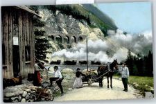 Albulabahn, Pferdegespann Bergbahn