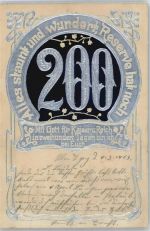 200 Tage , Prägedruck Reserve