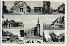 40667 W4005 Lank , Niederrhein - Kirche, Schule, Hauptstraße, Markt, Jugendheim, Ossumerstraße, Düsseldorfer Straße