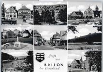 59929 W5790 Brilon - Marktplatz, Bahnhofstraße, Rathaus, Waldsee