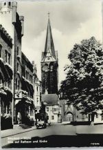 06749 O4400 Bitterfeld - Marktplatz, Rathaus, Kirche AKU2