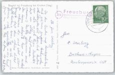 57548 W5242 Freusburg - Landpoststempel