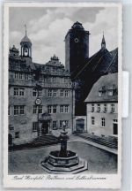 36251 W6430 Bad Hersfeld - Rathaus Brunnen