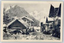 82467 W8100 Garmisch Gebrauchsspuren Frühlingstraße, Waxenstein