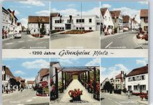 67161 W6701 Gönnheim - Bahnhofstrasse, Dorfmitte, Ludwigsstrasse, Laubengang, Rathaus, Bismarckstrasse