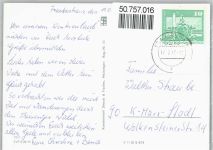 99330 O5213 Frankenhain , Thür - Bungalows, Dorfpartie