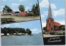 27628 W2856 Sandstedt Gebrauchsspuren Kirche, Campingplatz