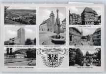 74821 W6950 Mosbach , Baden - Jugendherberge , Schwimmbad , Marktplatz