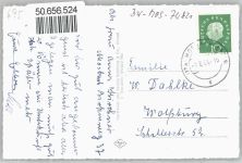 74821 W6950 Mosbach , Baden - Jugendherberge , Schwimmbad , Marktplatz