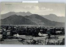 83022 W8200 Rosenheim , Oberbay - Gebirgspanorama, Brücke
