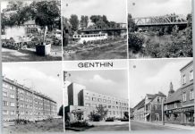 39307 O3280 Genthin - Ernst-THälmann-PLatz, Plauer Kanal, Andreas-Gröpler-Straße, Poliklinik