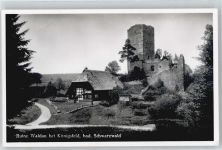 78126 W7744 Königsfeld im Schwarzwald - Ruine Waldau
