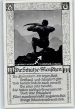 der Schütze Sternzeichen Künstlerkarte