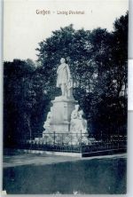 35390 W6300 Gießen , Lahn - Liebig Denkmal
