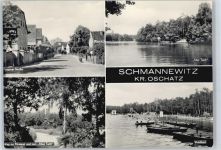 04774 O7261 Schmannewitz - Torgauer Straße, Weg zur Försterei und Alter Teich, Schwimmbad Waldbad