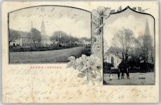 09619 O9215 Sayda - Marktplatz , Kirche