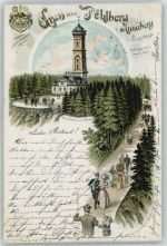 09456 O9300 Annaberg-Buchholz - Aussichtsturm, Hotel auf dem Pöhlberg