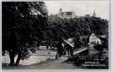 09328 O9291 Rochsburg - Hängebrücke, Schloß