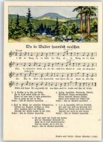 Wo die Wälder rauschen Erzgebirge Liederkarte
