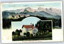 83313 W8227 Bad Adelholzen , Kr Traunstein, Oberbay - Kurhaus, Maria Eck, Hochfelln, Hochgern