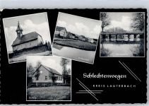 36358 W6422 Schlechtenwegen - Schule , Dorfpartie
