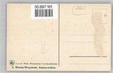No.730 , Sommerwolken Kunstgeschichte Worpswede Künstlerkarte
