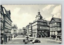 35745 W6348 Herborn , Hess 1964 - Marktplatz Volkswagen