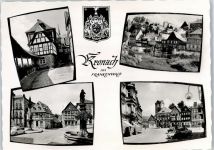 96317 W8640 Kronach , Oberfr - Ortspartien, Marktplatz