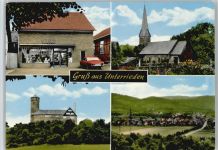 37213 W3430 Unterrieden , Kr Witzenhausen - Bäckerei Lebensmittel Völker Kirche
