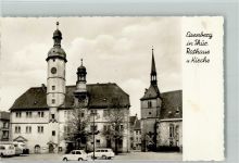 07607 O6520 Eisenberg , Thür - Rathaus und Kirche