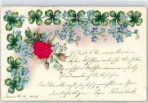 Blumen , Prägedruck Stoffapplikation