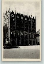18435 O2300 Stralsund - Rathaus Denkmal