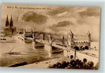 50667 W5000 Köln Stadt - Die neue Dombrücke Dom