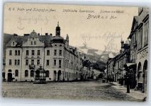 8600 Bruck an der Mur - Bismarckstraße, Städtische Sparkasse, Postamt