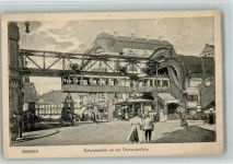 W5600 Barmen Schwebebahn an der Rathausbrücke Schwebebahn