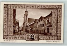 1090 Wien 9. Bezirk, Alsergrund Künstlerkarte Marktgasse Lichtentalerkirche