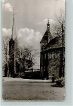 47441 W4130 Moers - Schloß und Kath. Kirche