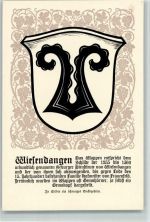 Zürcher Gemeindewappen , Serie XIV Nr. 68 AK Wappen