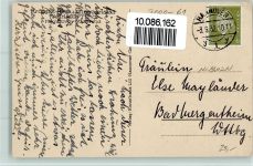 30159 W3000 Kleefeld - Krüppel-Heil- u. Pflegeanstalt Annastift Frau füttert Schwan