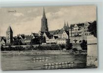 W7900 Ulm , Donau Ruderboote Münster Ruderboot