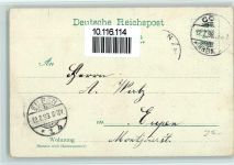 50667 W5000 Köln Stadt 1898 Künstlerkarte Volksgarten See Ruderboote Schwäne
